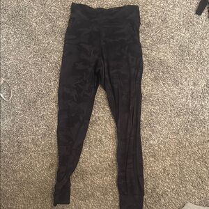 Black Camouflage Leggings